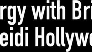 Hey Siri and Britney Amber, wanna ride and lick together tonight?