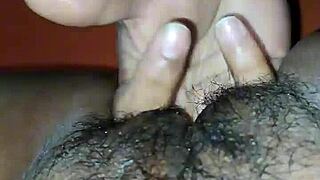 Contrasting Squirting Session With Curvy Partner