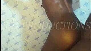 skinny teen slut bent over in the shower getting fucked doggystyle