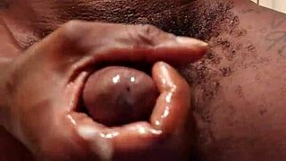 Worshipping Big Black Hairy Cock with Hallelujah Johnson