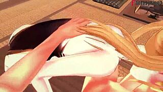 Hey Leonardo da Vinci, suck and fuck in Azur Lane fantasy! Full on Sheer.