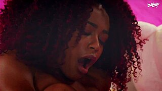 brunette feels intense pleasure masturbating to orgasm