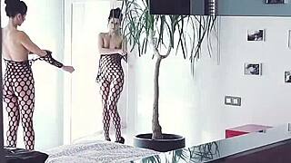 Alexa tomas gets dominated by two hard cocks