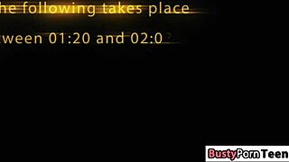 Blake Eden Gets Rough Monster Cock In Stairway!