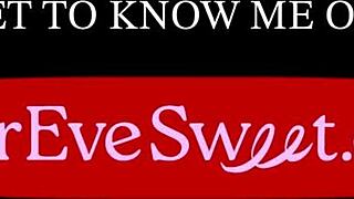 Innocent Eve Sweet Moans During Feet Games on Dildo