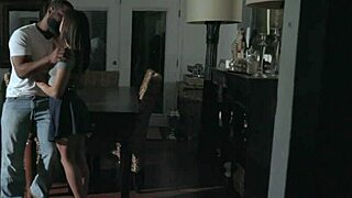 Inked teen babe fucked interracially until cumshot