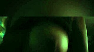 Big natural tits riding cowboy with moans watching TV to avoid neighbors