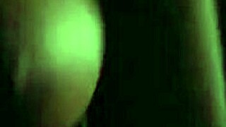 Big natural tits riding cowboy with moans watching TV to avoid neighbors