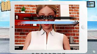 Sunshine Love flaunts big tits in 3D game.