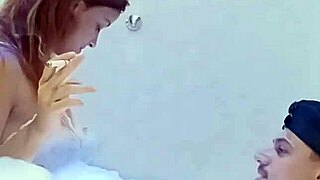 First time friend fucks beautifully in lingerie at hotel motel!