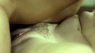 Eliza Eves, Pretty Brunette, Moans Loud from Pussy Pounding. Her Sweet Body Shakes Hard!