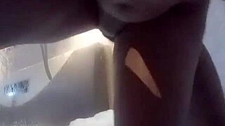 First time friend fucks beautifully in lingerie at hotel motel!