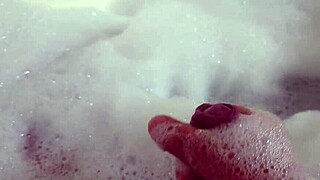 I enjoy a relaxing bubble bath while masturbating.