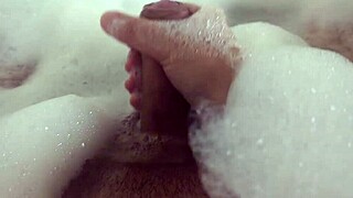 I enjoy a relaxing bubble bath while masturbating.