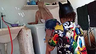 My hot wife cheats with a sex toy outdoors