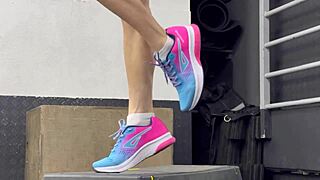 Another Day at the Gym with My Wet Pussy Aching for Action