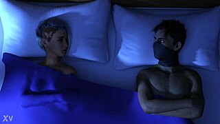 Petite teen sucks big cock until messy facial explosion