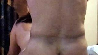 double penetration to my mexican wife, listen how she moans nice