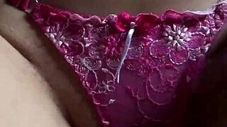 She Puts Panties Aside and SITS on COCK for FUCKING!