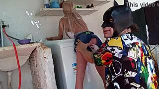 My hot wife cheats with a sex toy outdoors