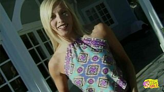 a perfect blonde plugs her girl's pussy and teases asshole for hours in pov