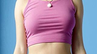 Blindfolded European Lingerie Models Stripped Bare and Teased in Masks!