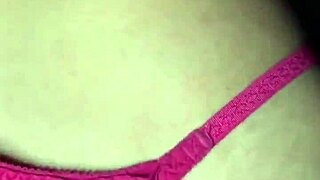 She Puts Panties Aside and SITS on COCK for FUCKING!