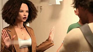 Gym Trainer Caught Lesbian Clients Licking Pussy in Shower - Kimmytoons!