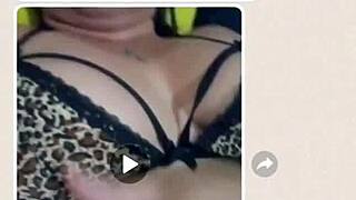 My Stepmom Gets Wet and Wild on Public Chat