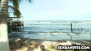 Big Ass Colombian Latina Gets Wild Fucking Action