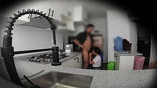 Hidden Camera Catches Nympho Neighbor in Wild Action