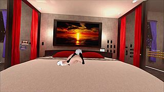 Fox Couple Bangs Hard with Massive Cock on Live Cam