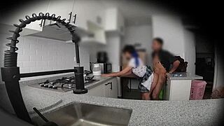 Hidden Camera Catches Nympho Neighbor in Wild Action