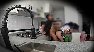 Hidden Camera Catches Nympho Neighbor in Wild Action