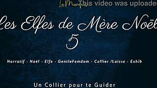 French Elves Engage In Dirty Talk Femdom With Leash