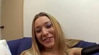 kayla marie gagging on cock while licking balls feels intense