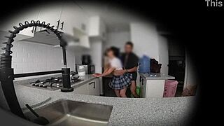 Hidden Camera Catches Nympho Neighbor in Wild Action