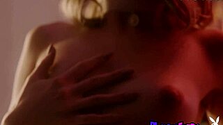 Amelia posing naked on bar counter!