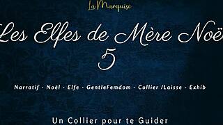 French Elves Engage In Dirty Talk Femdom With Leash