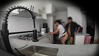 Hidden Camera Catches Nympho Neighbor in Wild Action