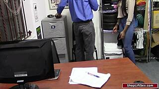 black babe caught stealing phones gets drilled