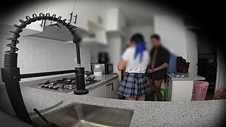 Hidden Camera Catches Nympho Neighbor in Wild Action