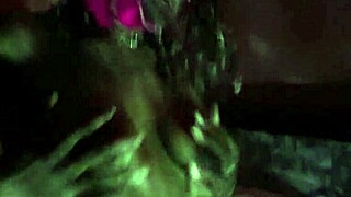 my bestie bends over for a quick black cock pounding in tight waist