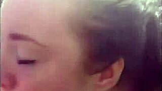 cute tinder girl gives outdoor blowjob in public