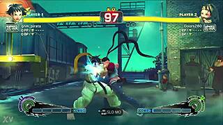 Novinha ninja fucks karate student perfectly in street game