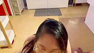 Ever tried creampie with your wife at home?