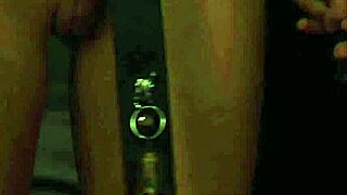 two hot lesbian slaves tied up under dominant madame’s control