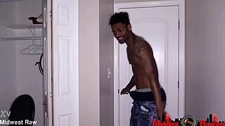 Ebonilovemore takes a massive black cock deep in her tight backdoor