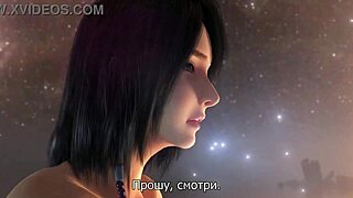 Final Fantasy babe with small tits gets her pussy pounded hard