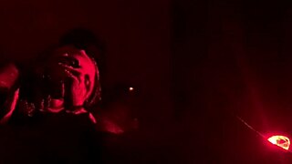 my bestie bends over for a quick black cock pounding in tight waist